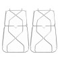 COPPIA DI GRIGLIE CROMATE PER CUCINA FRATELLI ONOFRI GRF087 COPPIA DI GRIGLIE CROMATE PER CUCINA FRATELLI ONOFRI GRF087