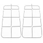 COPPIA DI GRIGLIE CROMATE PER CUCINA FRATELLI ONOFRI GRF428 COPPIA DI GRIGLIE CROMATE PER CUCINA FRATELLI ONOFRI GRF428
