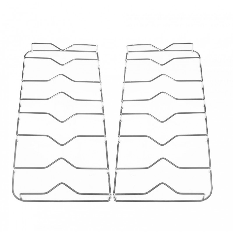 COPPIA DI GRIGLIE CROMATE PER CUCINA HOTPOINT ARISTON INDESIT GRF206