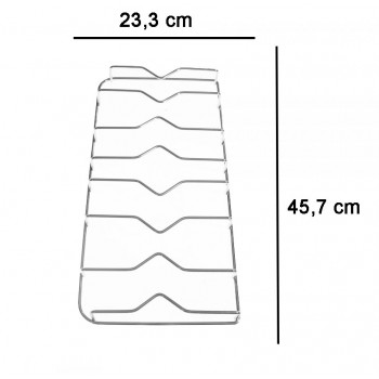 COPPIA DI GRIGLIE CROMATE PER CUCINA HOTPOINT ARISTON INDESIT GRF206