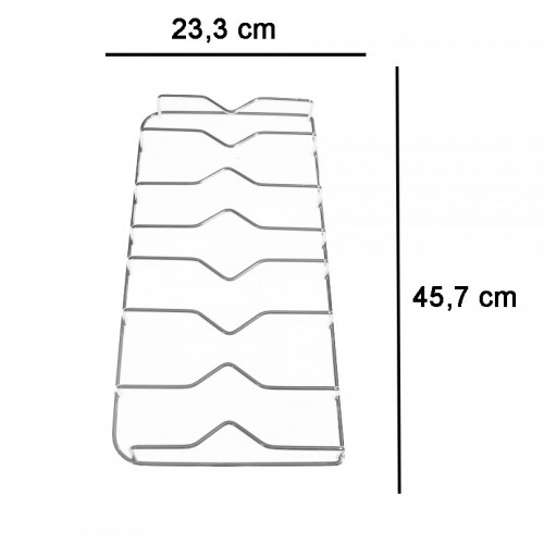 COPPIA DI GRIGLIE CROMATE PER CUCINA HOTPOINT ARISTON INDESIT GRF206
