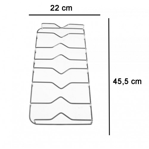 COPPIA DI GRIGLIE CROMATE PER CUCINA REX ELECTROLUX ZANUSSI GRF217