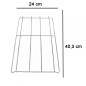 COPPIA DI GRIGLIE CROMATE PER CUCINA SMEG GRIGLIA GRF106