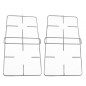 COPPIA DI GRIGLIE CROMATE PER CUCINA HOTPOINT ARISTON INDESIT GRF406