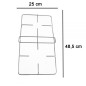 COPPIA DI GRIGLIE CROMATE PER CUCINA HOTPOINT ARISTON INDESIT GRF406