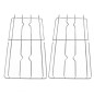 COPPIA DI GRIGLIE CROMATE PER CUCINA SAMET GRIGLIA GRF156 COPPIA DI GRIGLIE CROMATE PER CUCINA SAMET GRIGLIA GRF156
