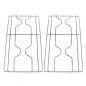 COPPIA DI GRIGLIE CROMATE PER PIANO COTTURA CUCINA ILVE GRF191 COPPIA DI GRIGLIE CROMATE PER PIANO COTTURA CUCINA ILVE GRF191