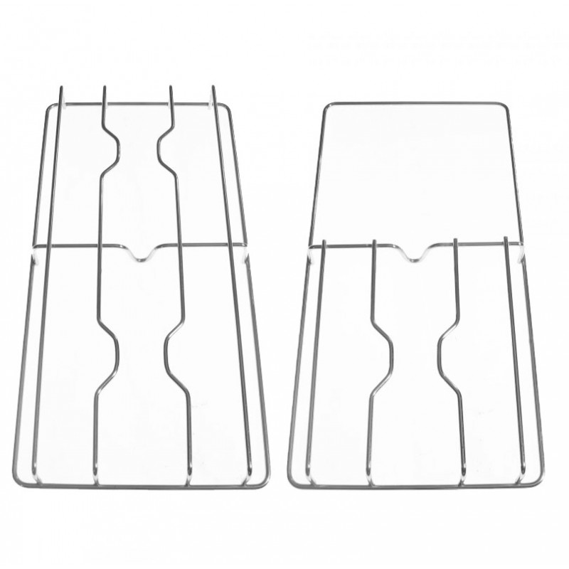 COPPIA DI GRIGLIE CROMATE PER PIANO COTTURA CUCINA ELBA DE LONGHI COPPIA DI GRIGLIE CROMATE PER PIANO COTTURA CUCINA ELBA DE LONGHI