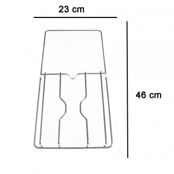 Vendita Online Griglie cromate per cucina Elba e De Longhi grf304-305