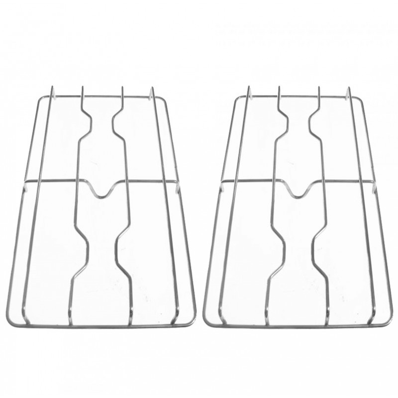 COPPIA DI GRIGLIE CROMATE PER CUCINA SMEG GRIGLIA GRF230