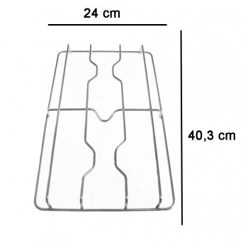 COPPIA DI GRIGLIE CROMATE PER CUCINA SMEG GRIGLIA GRF230