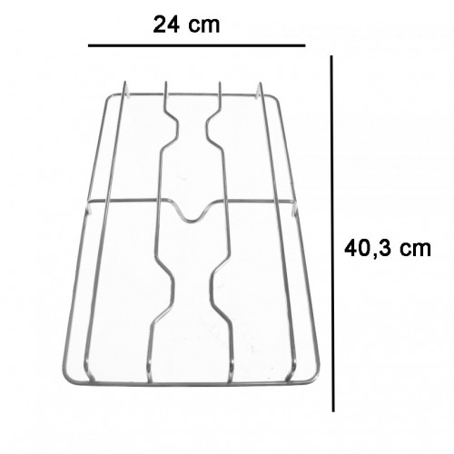 COPPIA DI GRIGLIE CROMATE PER CUCINA SMEG GRIGLIA GRF230