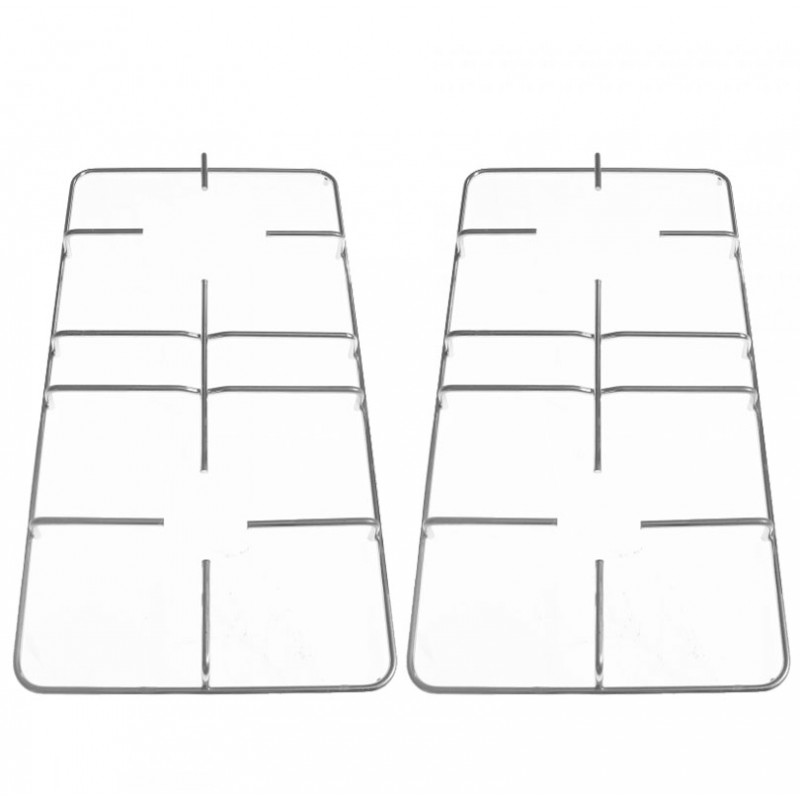COPPIA DI GRIGLIE CROMATE PER CUCINA LIGMAR GRF261