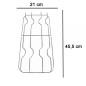 COPPIA DI GRIGLIE CROMATE PER PIANO COTTURA CUCINA NARDI GRF254