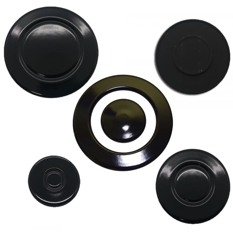 HOTPOINT ARISTON KIT 5 PIATTELLI SPARTIFIAMMA 4FUOCHI+TRIPLA CORONA LOFRA