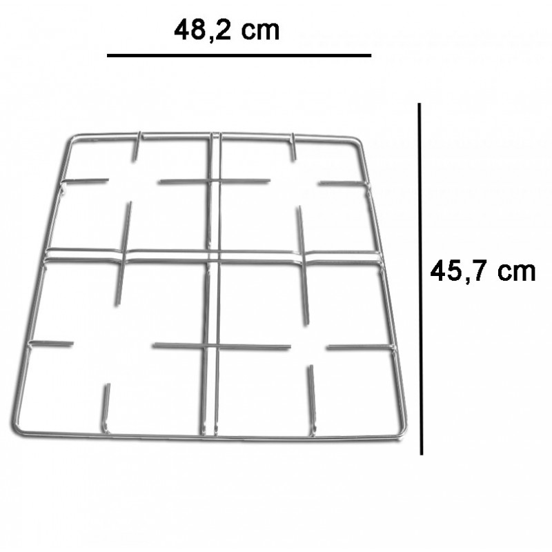 Griglia Per Forno Cromata 42.5x34 Cm - Acciaio Spesso, Ricambio Resistente - Foto 7