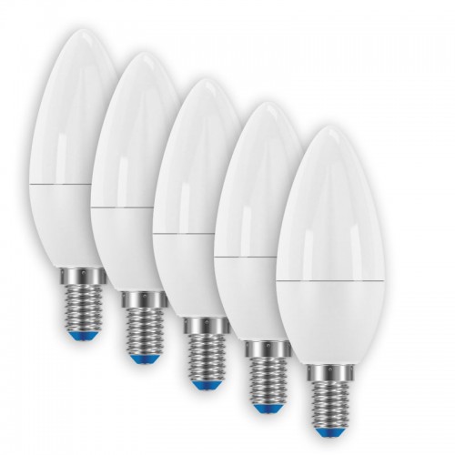 LAMPADINE A LED 7W LUCE FREDDA 6500K E14 CANDELA