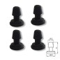 HOTPOINT ARISTON INDESIT 4 GOMMINI GP11 ANTIGRAFFIO PER GRIGLIE