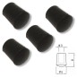 4x GOMMINI ANTIGRAFFIO GP04 PER GRIGLIE HOTPOINT ARISTON INDESIT