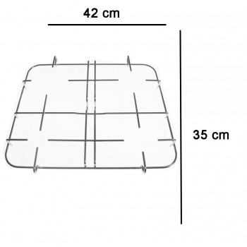 GRIGLIA CROMATA 3 FUOCHI PER CUCINA BOMPANI GRF017