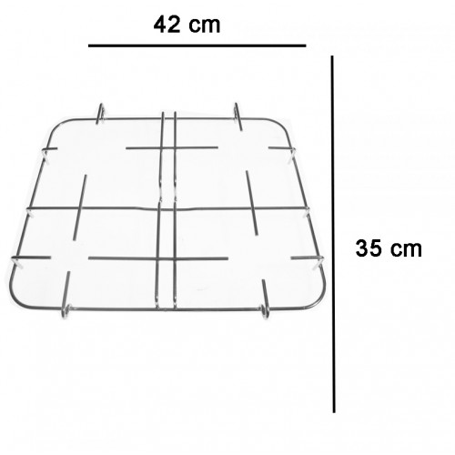 GRIGLIA CROMATA 3 FUOCHI PER CUCINA BOMPANI GRF017