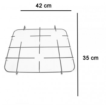 COPPIA DI GRIGLIE 3 FUOCHI + 1 FUOCO PER CUCINA BOMPANI GRF018 GRF019