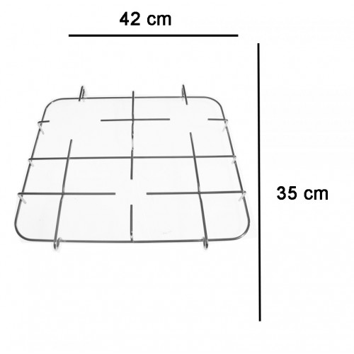 COPPIA DI GRIGLIE 3 FUOCHI + 1 FUOCO PER CUCINA BOMPANI GRF018 GRF019