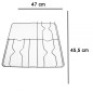 GRIGLIA CROMATA 3 FUOCHI + PIASTRA PER CUCINA TECNOGAS GRF256