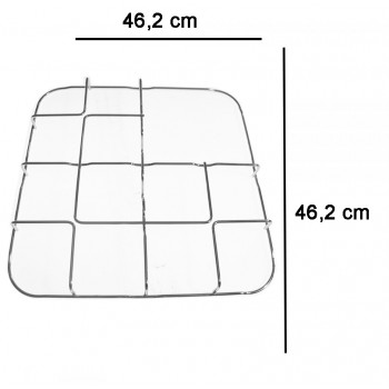 GRIGLIA CROMATA 3 FUOCHI + PIASTRA PER CUCINA SMALVIC GRF226