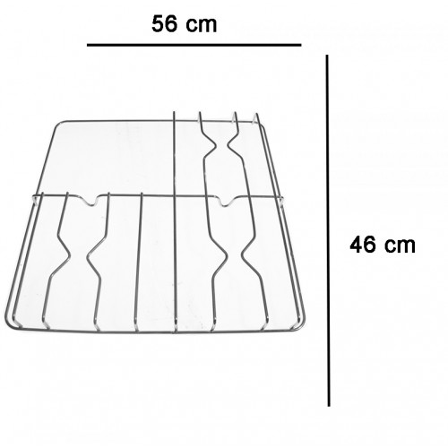 GRIGLIA CROMATA 3 FUOCHI + PIASTRA PER CUCINA SOVRANA GRF222