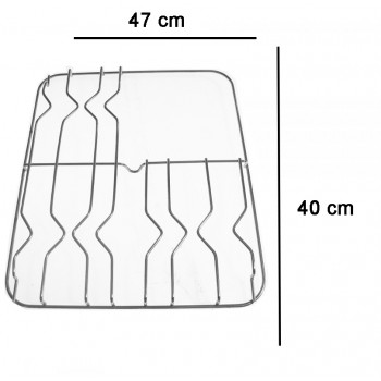 GRIGLIA CROMATA 3 FUOCHI + PIASTRA PER CUCINA NARDI GRF280