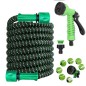 TUBO DA GIARDINO RESISTENTE ESTENSIBILE ALLUNGABILE 22,5 mt UNIVERSALE CON PISTOLA