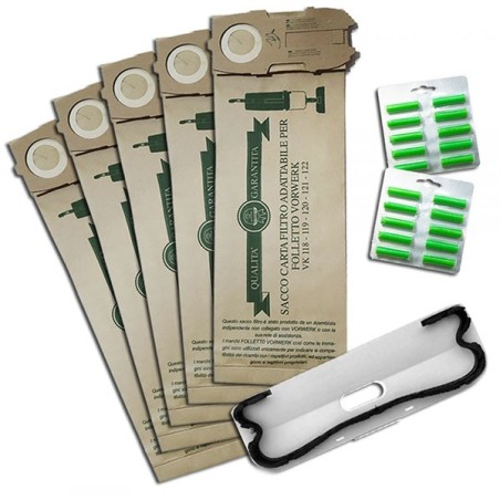 RICAMBI SACCHETTI PER FOLLETTO VK 120 VK 121 VK 122