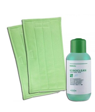 2 PANNI UNIVERSALI SOFT + KOBOCLEAN PER PULILAVA FOLLETTO SP520 SP530