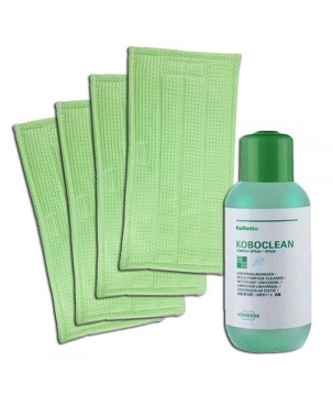 4 PANNI UNIVERSALI SOFT + KOBOCLEAN PER PULILAVA FOLLETTO SP520 SP530