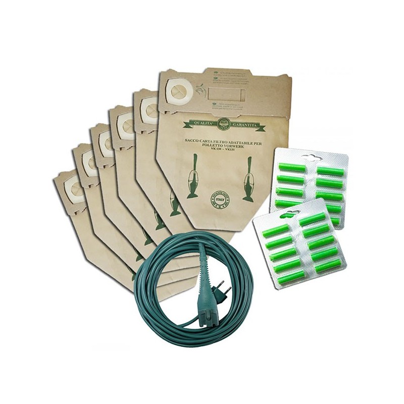 18 SACCHETTI + 20 PROFUMI + CAVO PER FOLLETTO VK 130 131 18 SACCHETTI + 20 PROFUMI + CAVO PER FOLLETTO VK 130 131