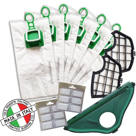 SACCHETTI PROFUMI FILTRI SPAZZOLA PER FOLLETTO VK 140 150