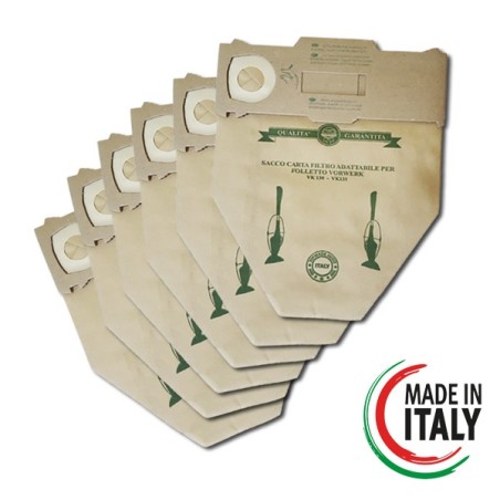 SACCHETTI PER FOLLETTO VK130 VK131 MADE IN ITALY