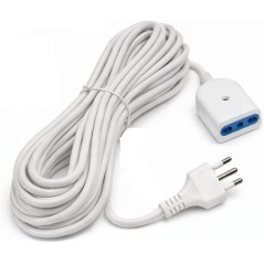 PROLUNGA ELETTRICA DA 10 METRI CON SPINA 16 AMP E PRESA BIPASSO