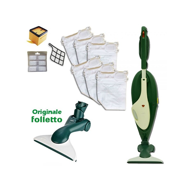 VORWERK FOLLETTO VK135 CON SPAZZOLA HD40 NUOVA ORIGINALE