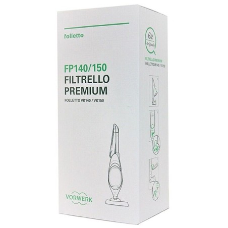 6 Sacchetti Vorwerk Folletto VK 140 VK 150 | Ricambi Originali