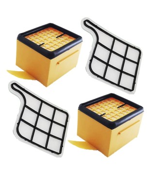 KIT FILTRI IGIENICO HEPA + PROTEZIONE MOTORE PER FOLLETTO VK 135 VK136