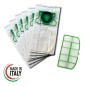 12 SACCHETTI + FILTRO PER VORWERK FOLLETTO VK200 VK220S