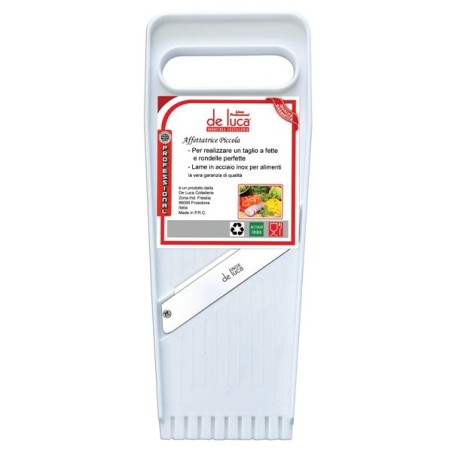 MANDOLINA AFFETTATRICE CON LAMA IN ACCIAIO PER ALIMENTI