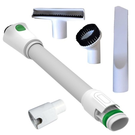 Tubo Flessibile allungabile + accessori per Vorwerk Folletto VK7 VK7S