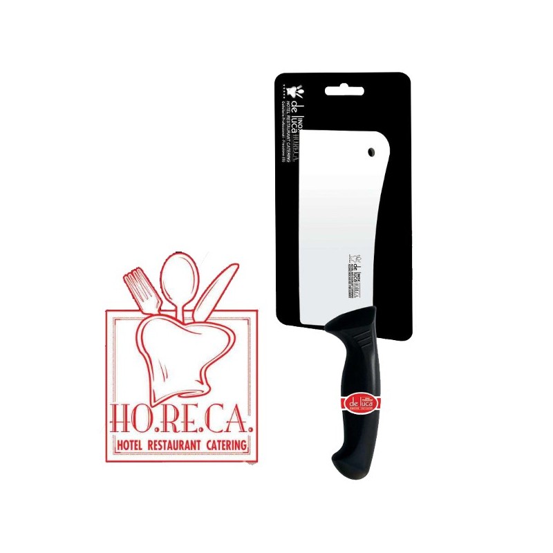 COLTELLO MANNAIA DA CUCINA MACELLAIO DE LUCA LAMA IN ACCIAIO INOX 180mm COLTELLO MANNAIA DA CUCINA MACELLAIO DE LUCA LAMA IN ACCIAIO INOX 180mm