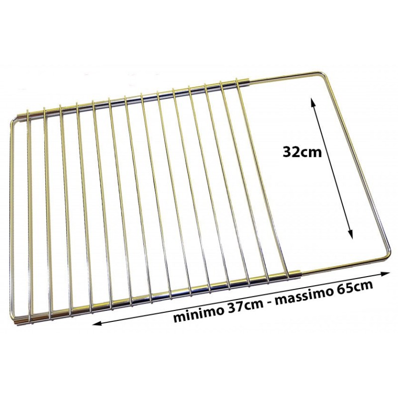 GRIGLIA PER FORNO BARBECUE FRIGORIFERO UNIVERSALE ESTENDIBILE