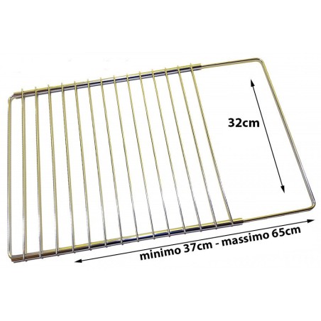 GRIGLIA UNIVERSALE REGOLABILE PER FORNO BARBECUE E FRIGORIFERI