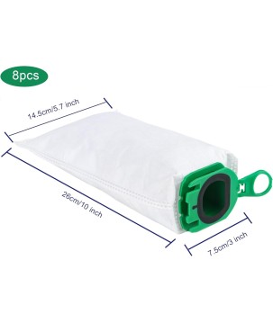 12 SACCHETTI IN MICROFIBRA PER FOLLETTO VB100