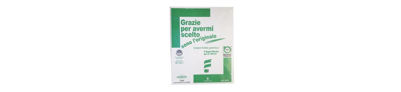 Ricambi originali per Folletto - Vendita online